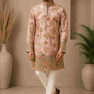 Oostori Regal Garden Heritage Kurta