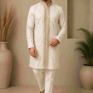 Oostori Ivory Heritage Royale Kurta